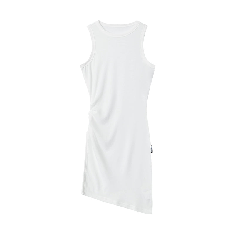 AIRHOOD Slim-fit Irregular Sleeveless Vest