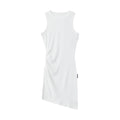 AIRHOOD Slim-fit Irregular Sleeveless Vest