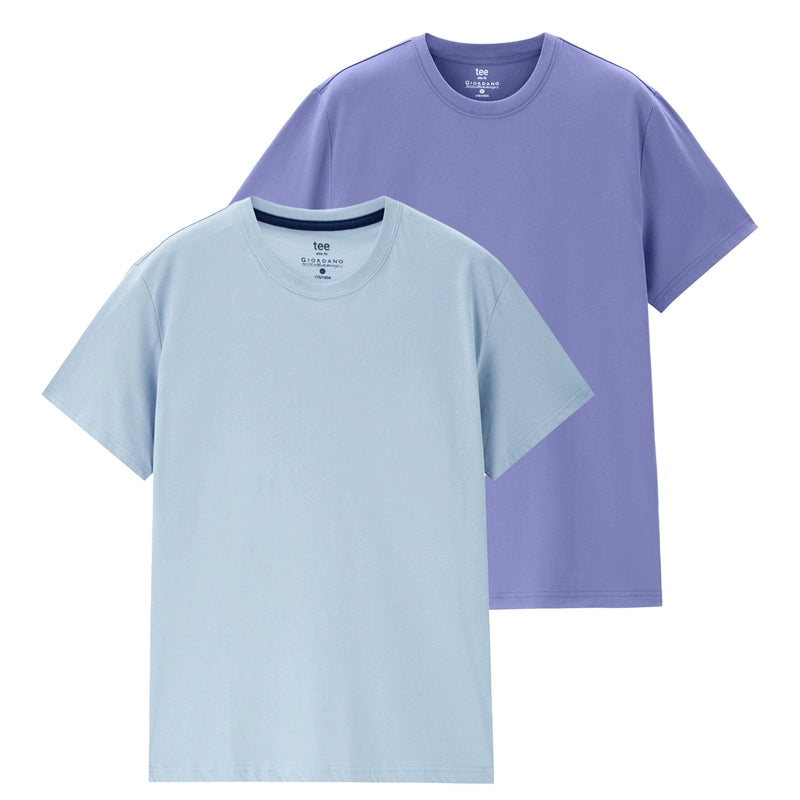 Giordano Knitted Cotton Round Neck Tee