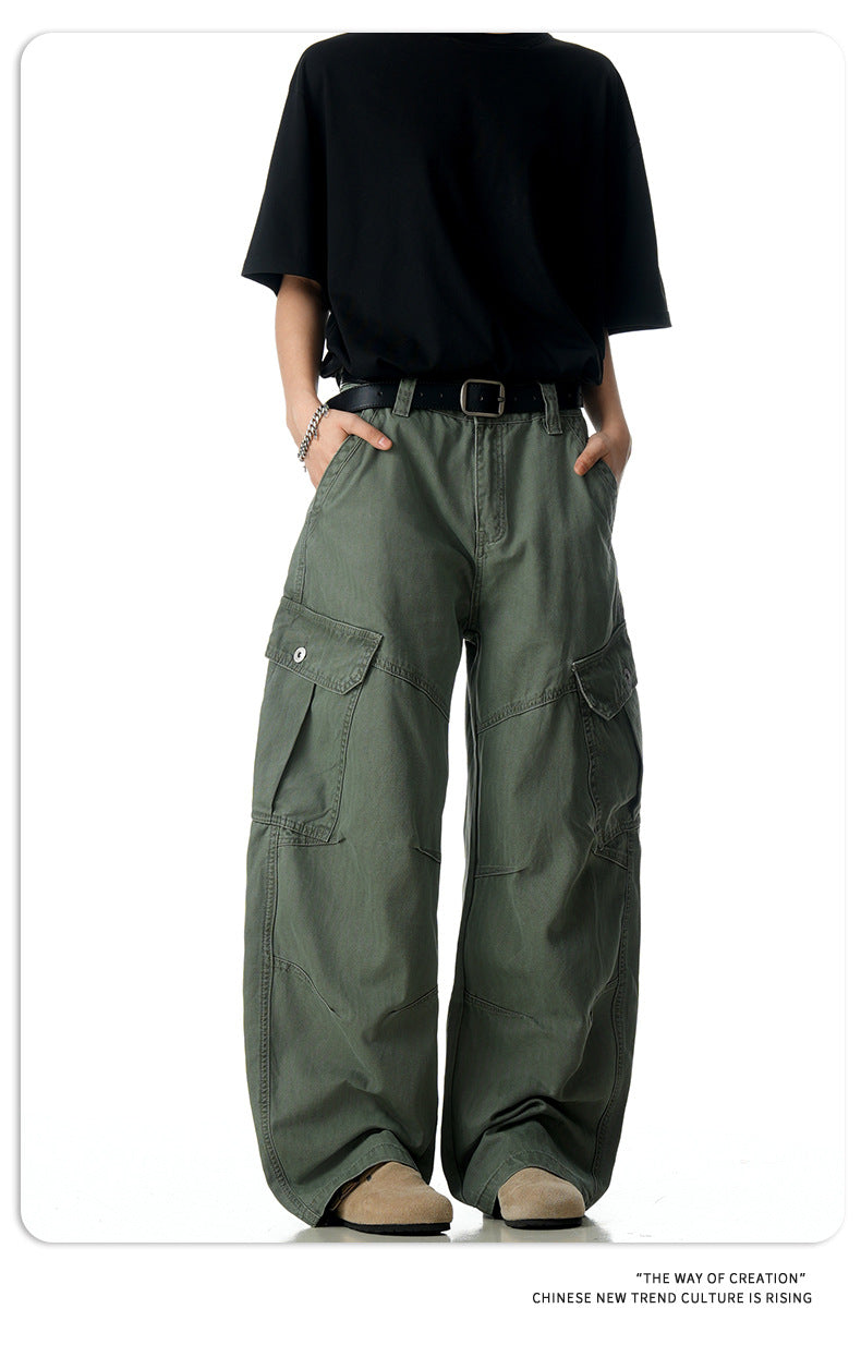 11KN Retro Slim Loose Versatile Scimitar Pants
