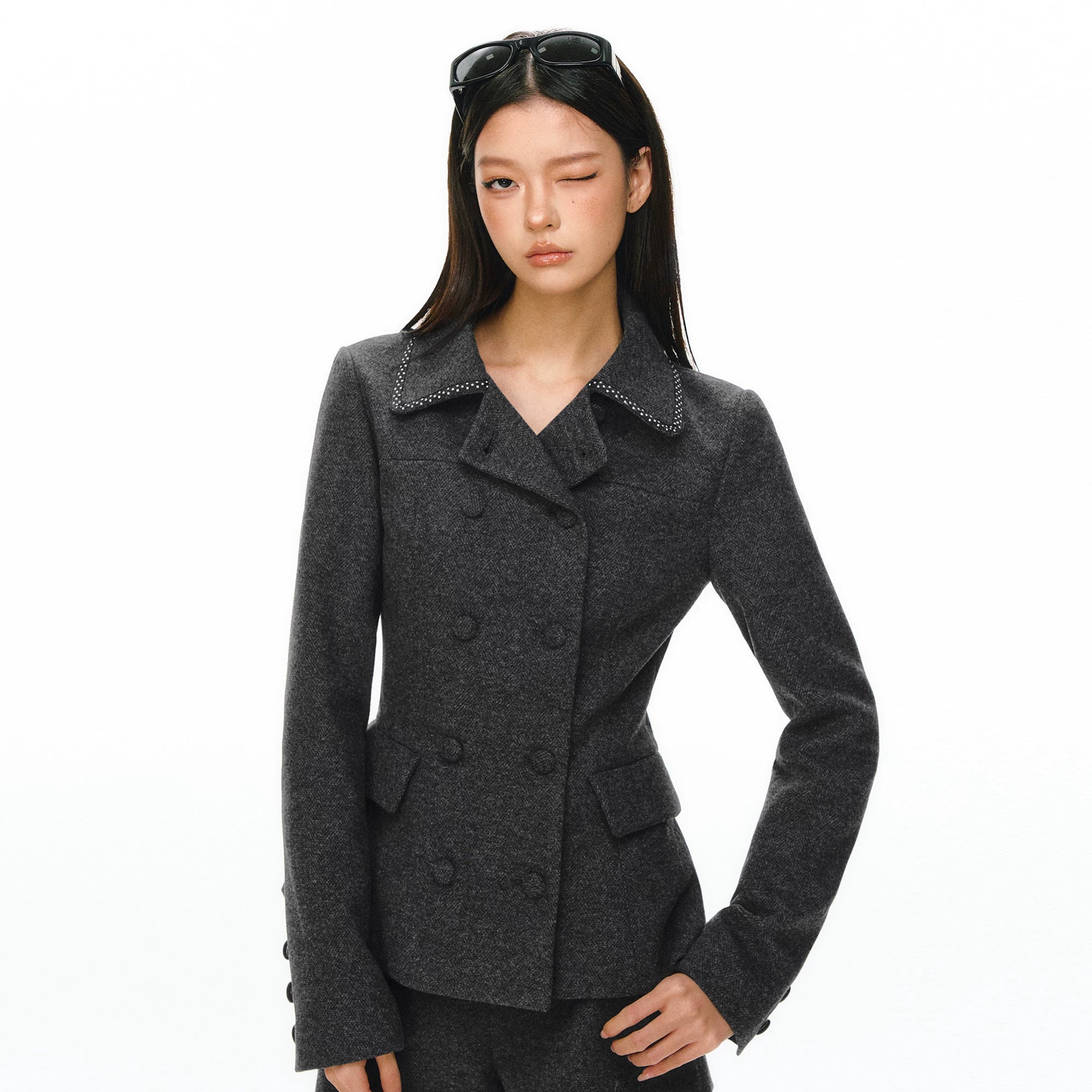 Ariseism High Sense Slim Fit Fashion Suit
