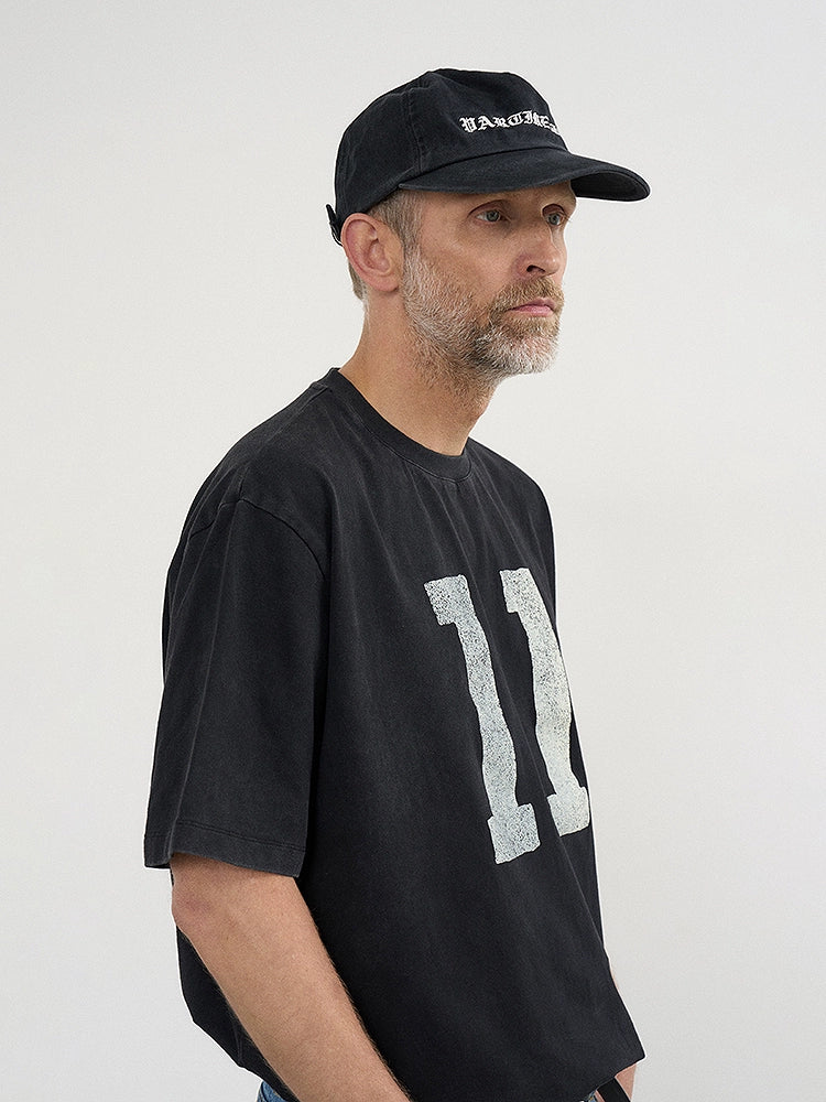 PARTIMENTO Cotton Digital Printed Short Sleeve Tee