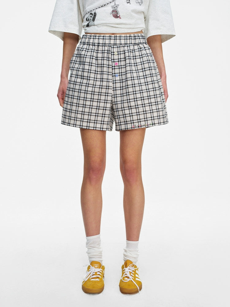 BGT American Retro Plaid Shorts