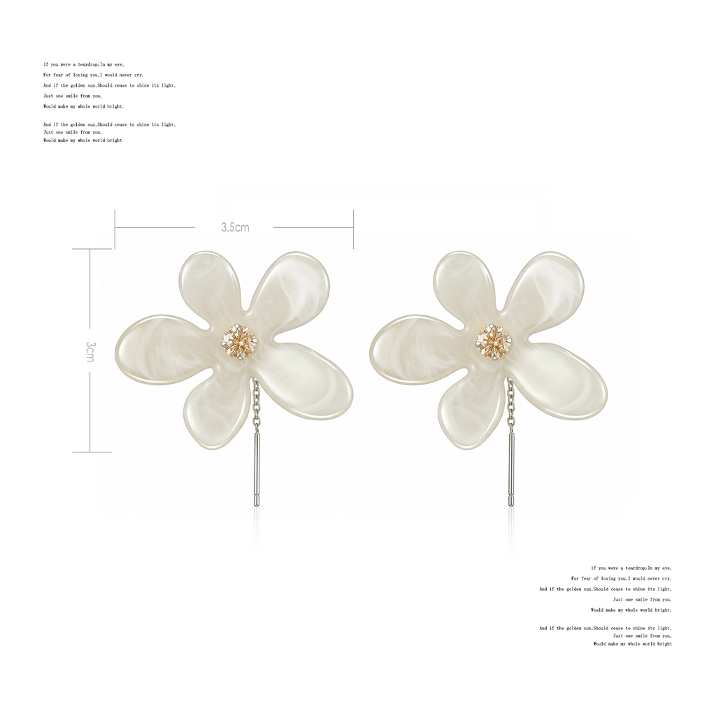 NO SOLUTION Flower Earrings