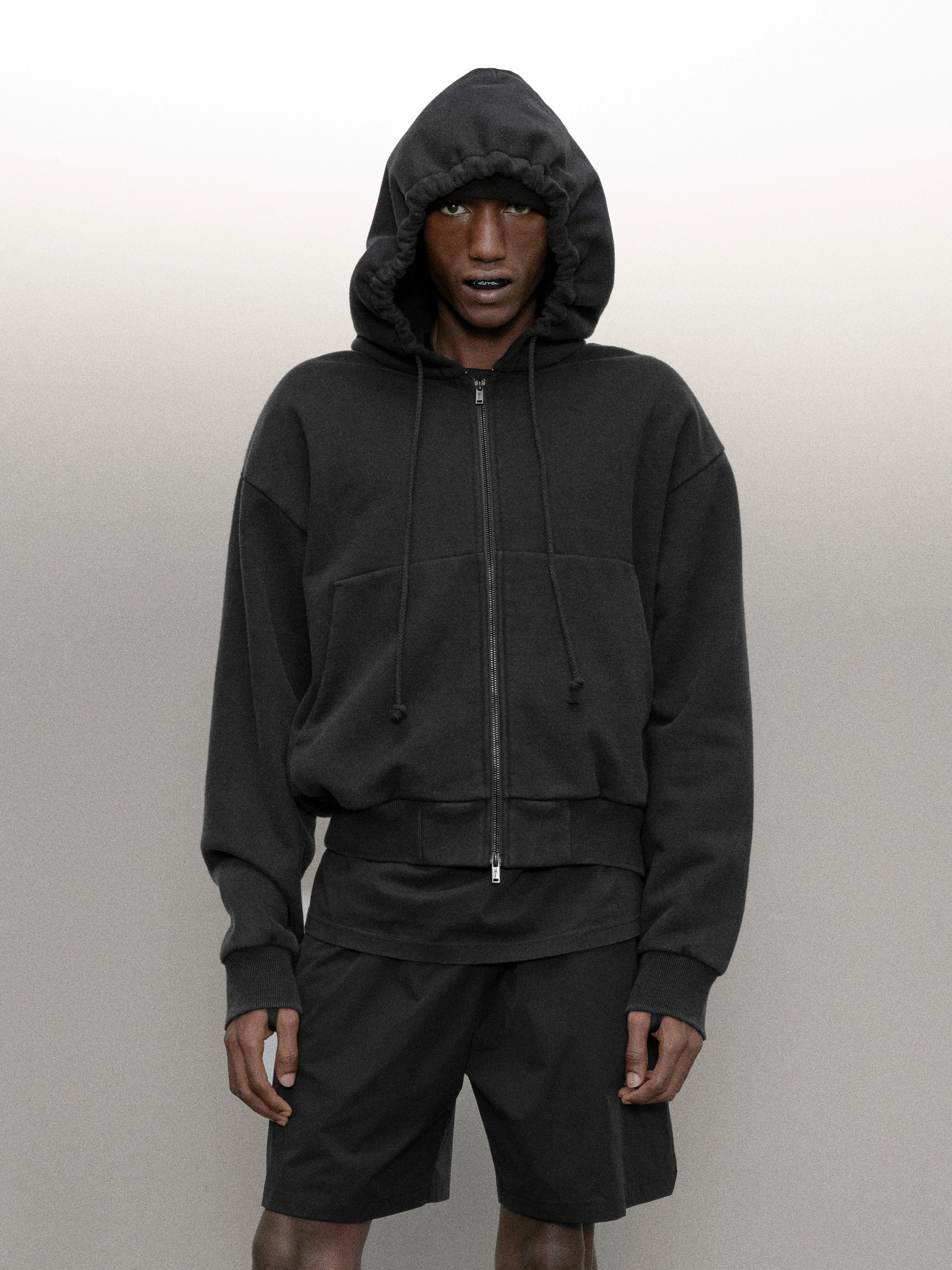 Terrawear Short Zip Hooded Sweater Jacket