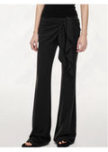SUREENOUGH Strap-on Fart Curtain Knitted Slim-fit Pants
