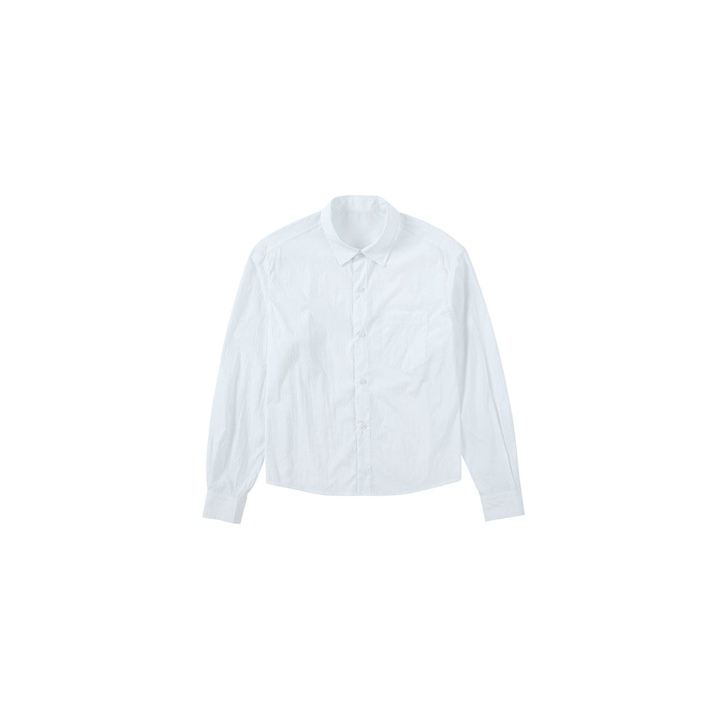 PLUS NO LOGO Original Yarn Sunscreen Striped Shirt