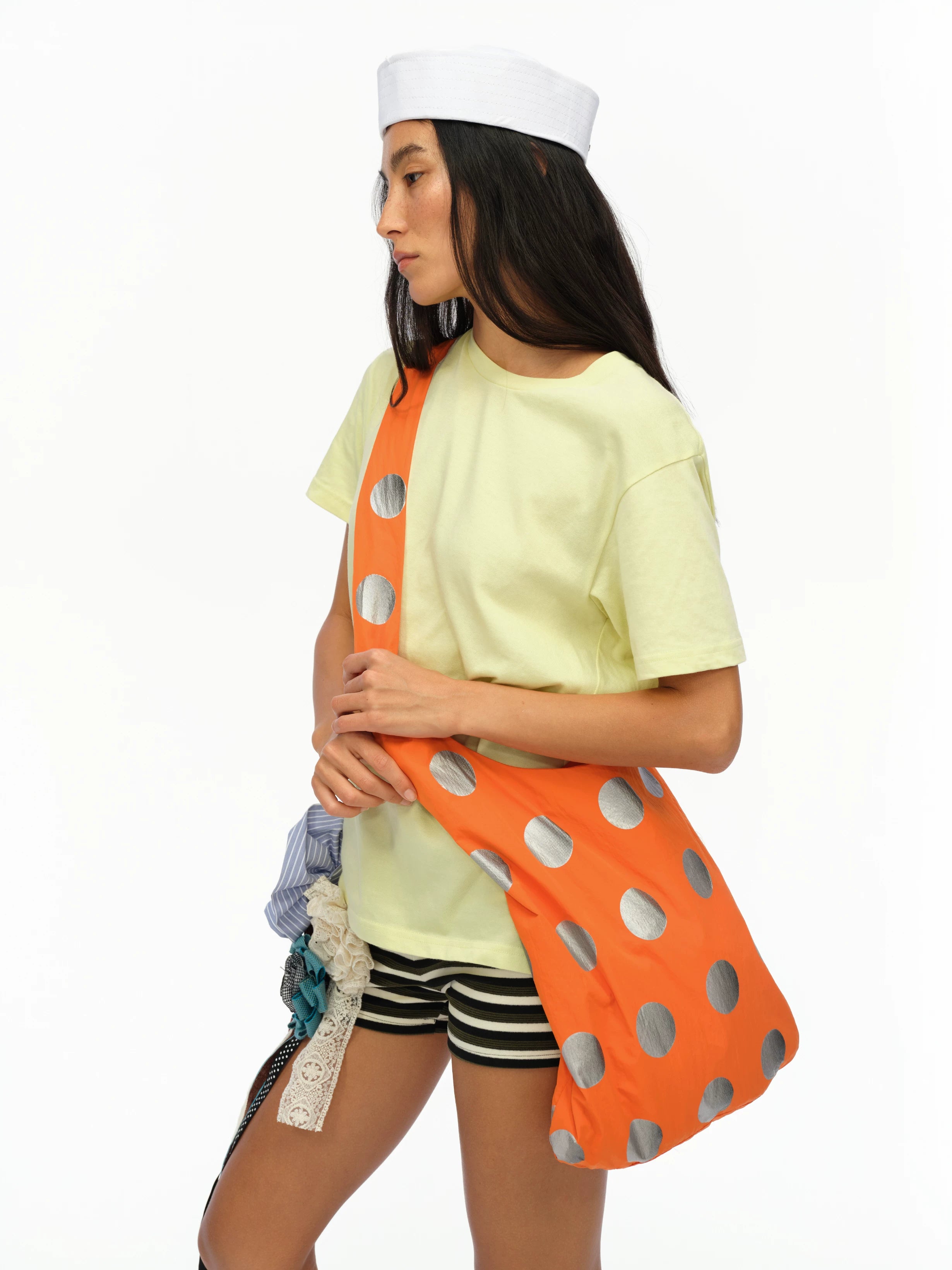 Oinimi Three-dimensional Gradual Change Polka Dot Messenger Bag