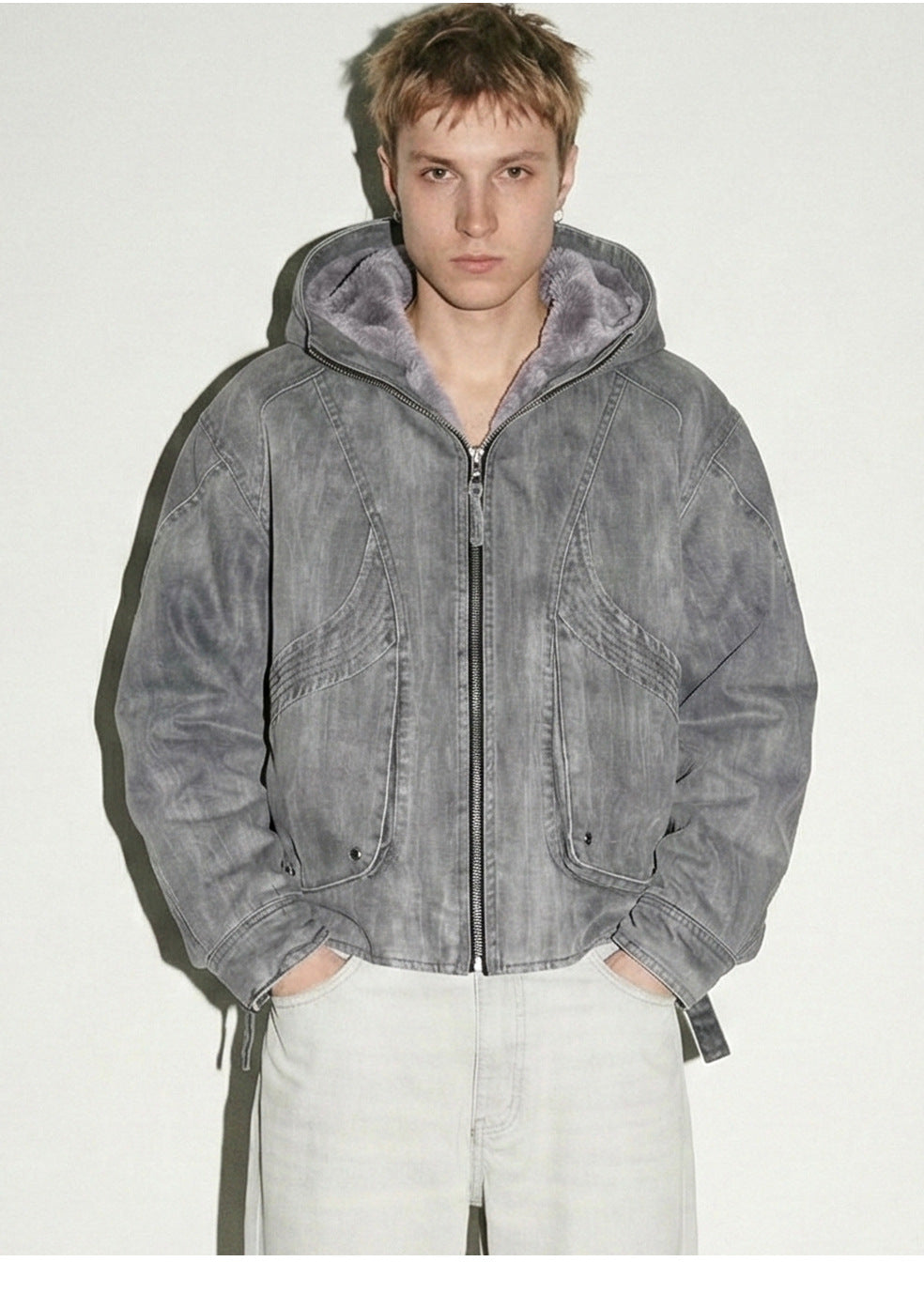 MADEEXTREME Retro Warm Hooded Jacket