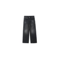 PLUS NO LOGO Loose Wide Leg Straight Washed Jeans