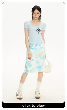 Zero Print Hottie Low Waist Fishtail Skirt