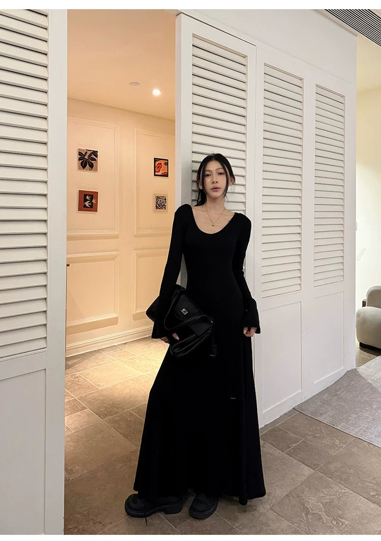 YOUNG KYLIN Shawl Knitted Dress