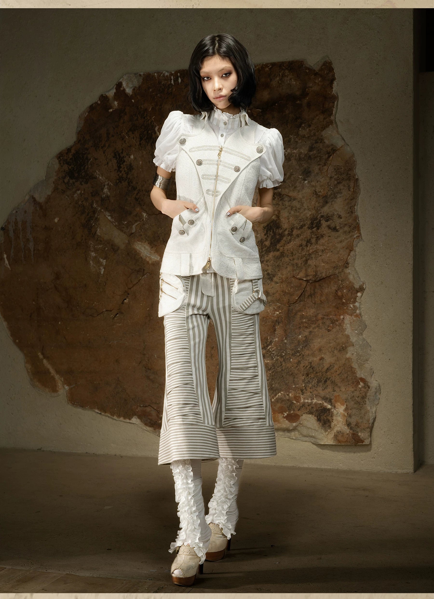 ARIADNAw Vintage Versatile Seven-Point Casual Pants