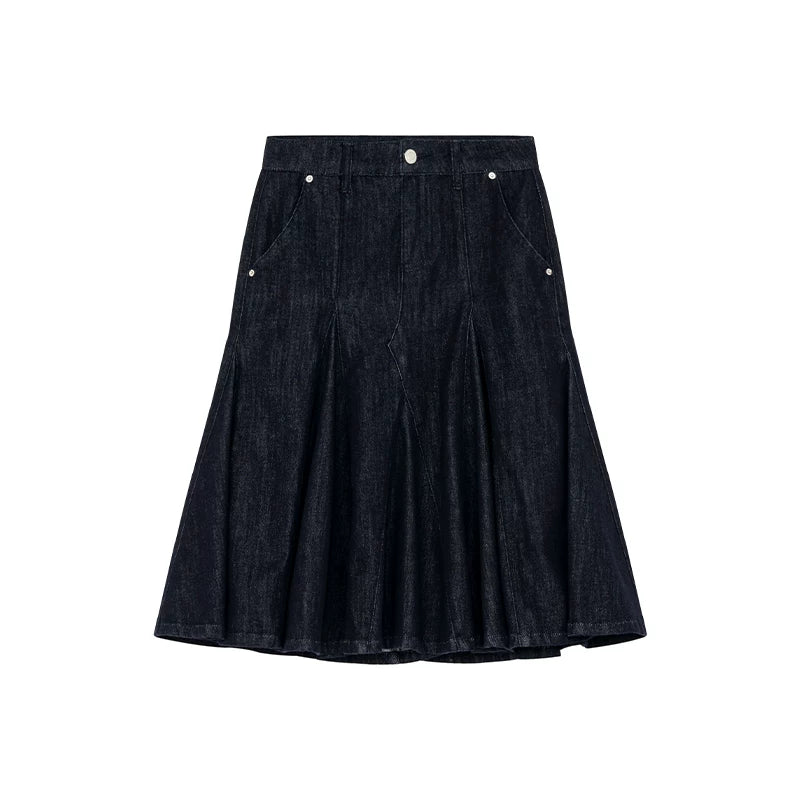KANO High Waist and Thin Fishtail Medium and Long Skirt