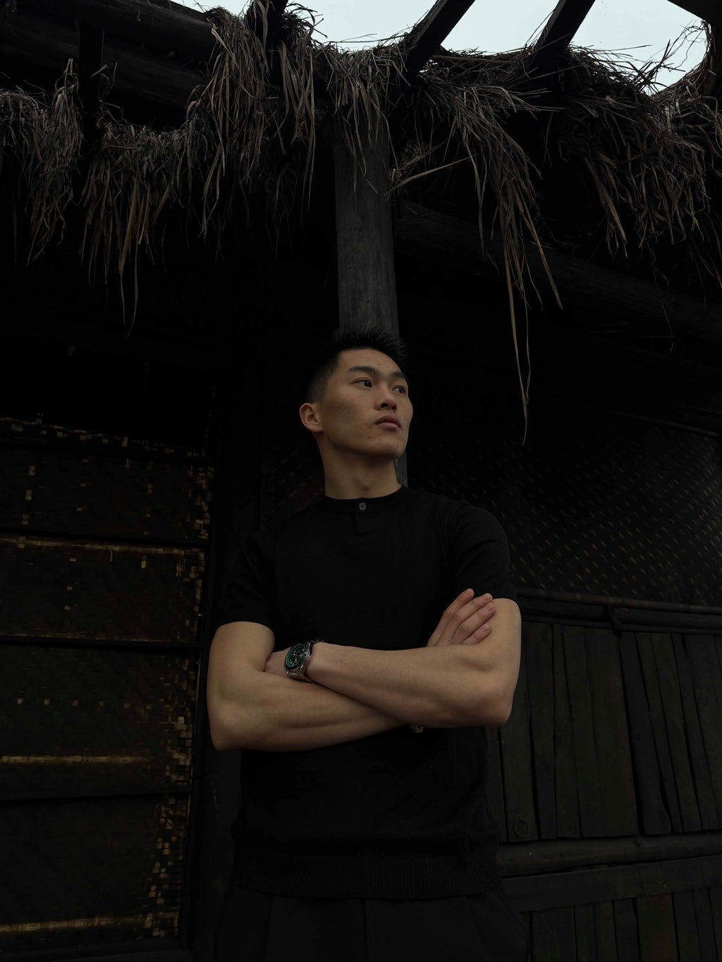 GTAL Leisure Training Sports Versatile Button T-Shirt