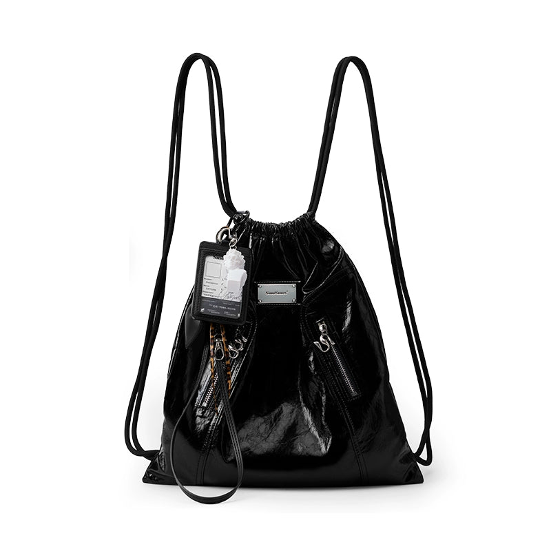 SmoSmos Drawstring Garbage Bag Backpack