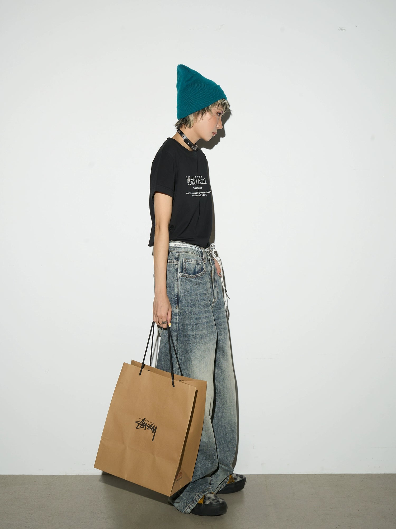 MICHINNYON Polished Straight Casual Jeans