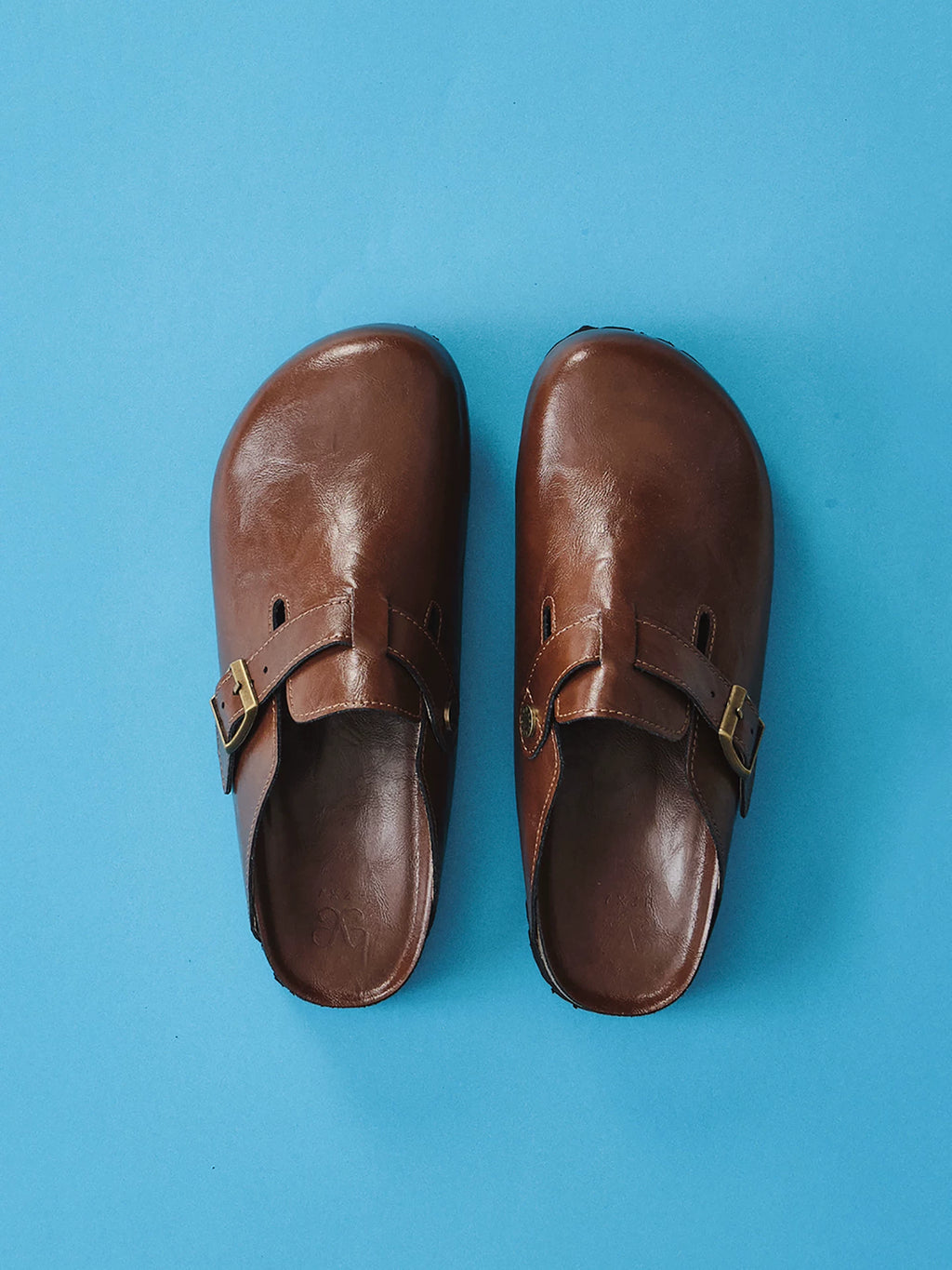LIVINGTOWN Versatile One-pedal Half-drag Leather Shoes