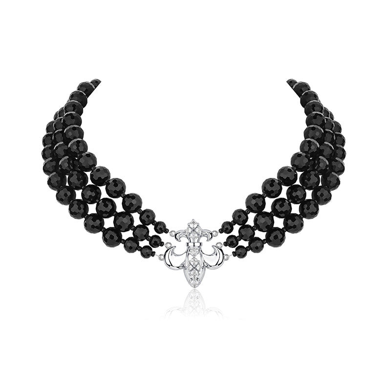 1JINN Iris Black Onyx Necklace
