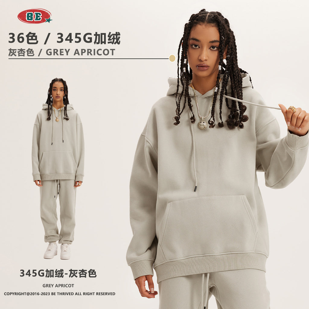 "Clearance" BE 345g Loose Fit fleece hoodie