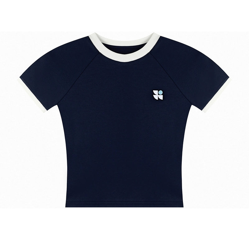 OWOX Color Matching Short Logo Slim and Thin Tee