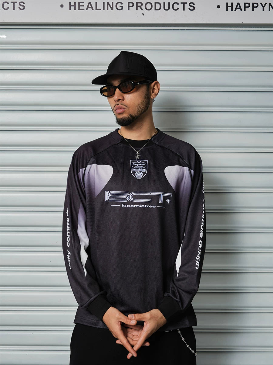 ComicTree Gradual Change Embroidery Casual Long Sleeve