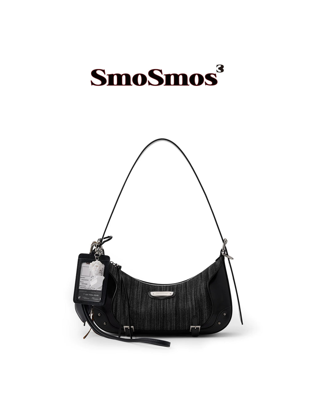 SmoSmos Vintage Denim Underarm Shoulder Bag