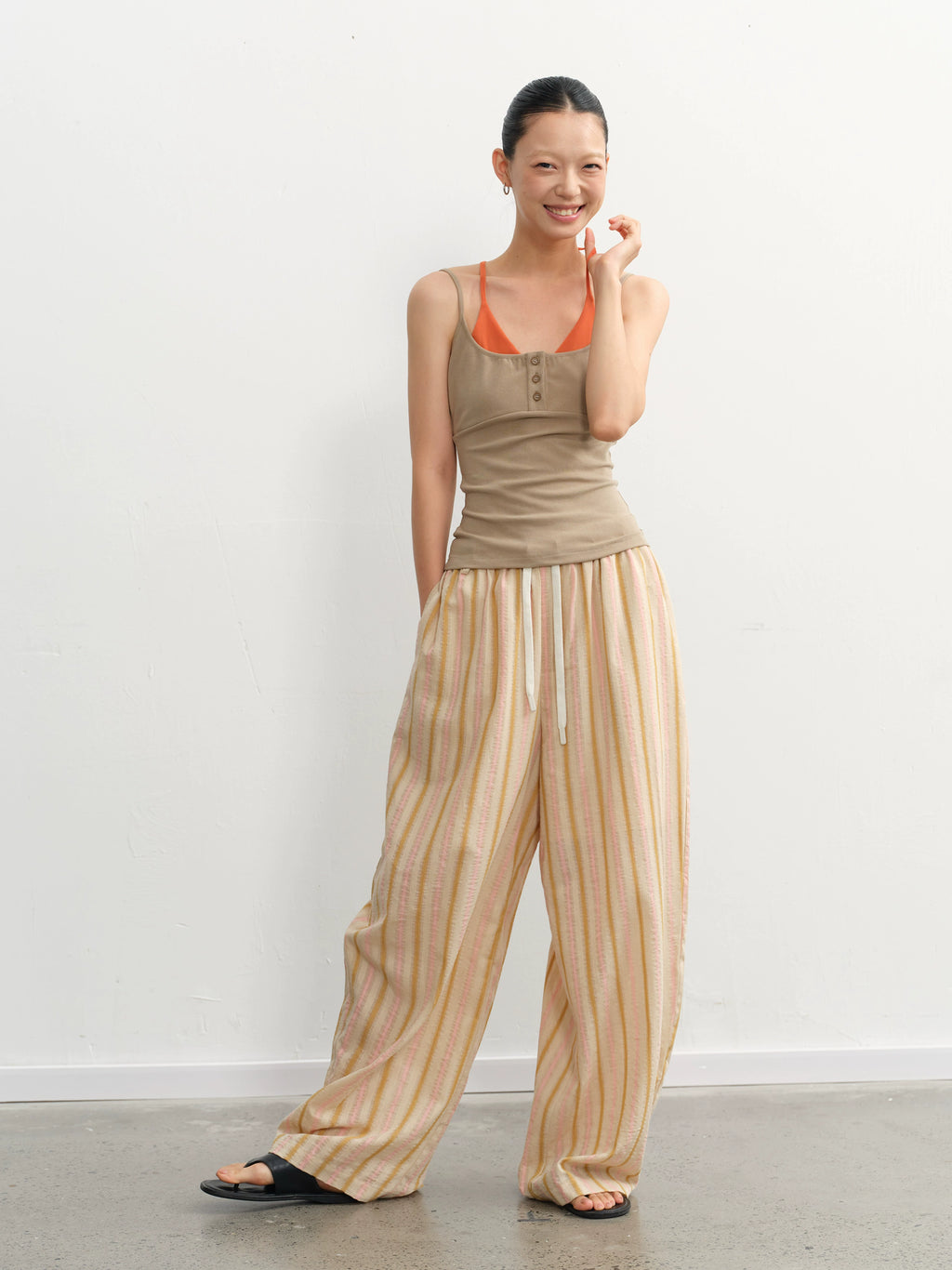 LINY LIBERTY Fake Two-piece Knitted Vest