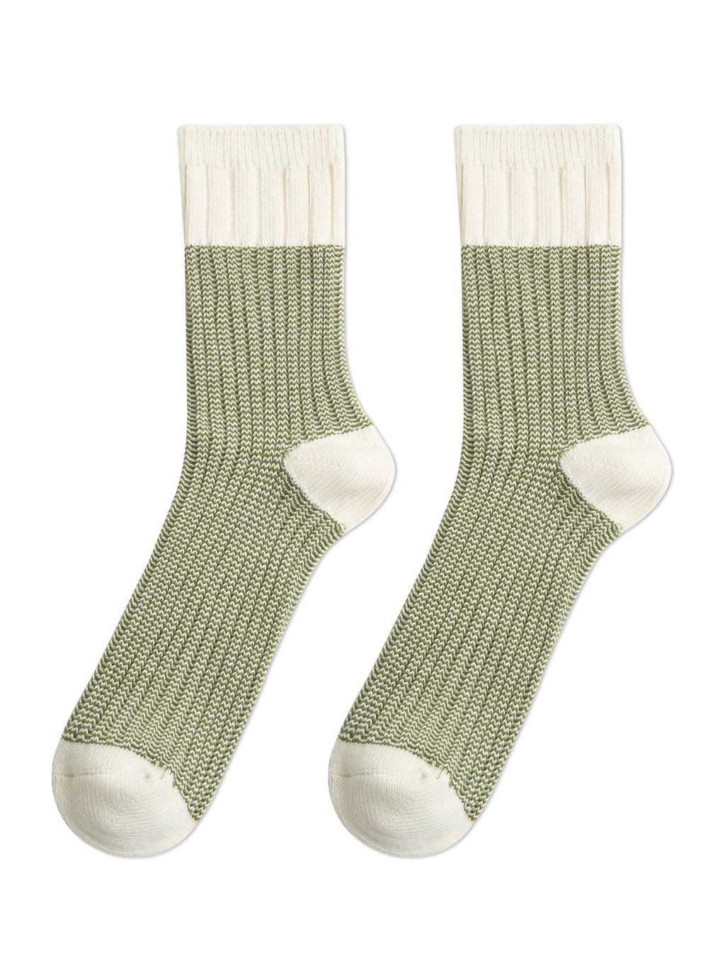 Maden Retro Contrasting Knitted Tube Socks