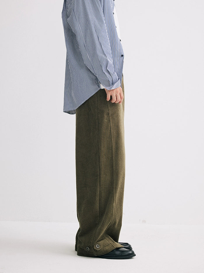 CARPEM Retro Corduroy Straight Overalls
