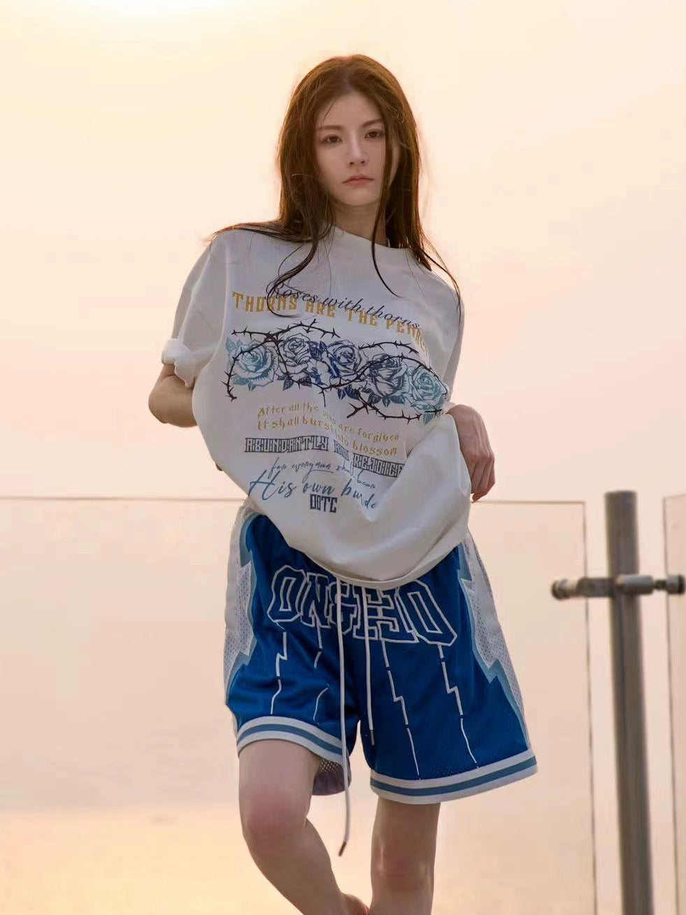 OOTC Thorn Rose Vintage Printed Tee