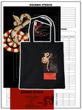 NOLABEL Dark Snake Canvas Bag Vintage Tote Bag