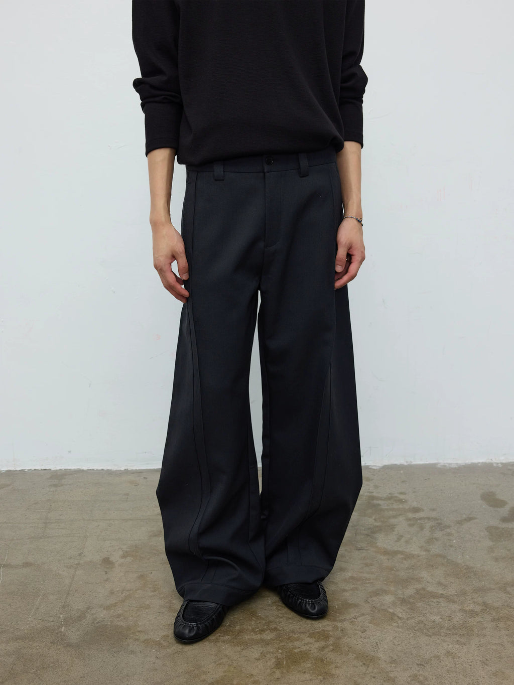 TERRAINCOGNITA Pinch Pleated Silhouette Casual Versatile Trousers