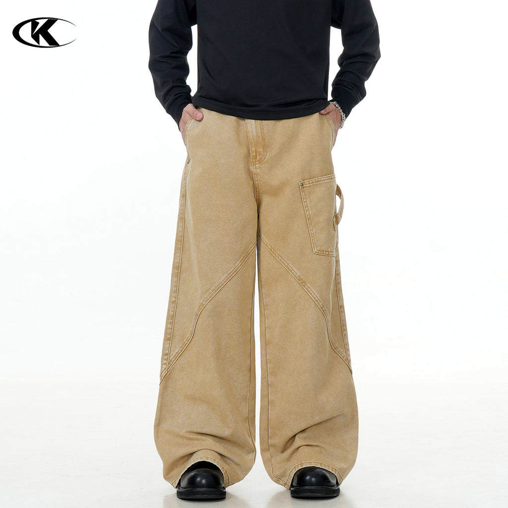 11KN deconstruction straight Pants