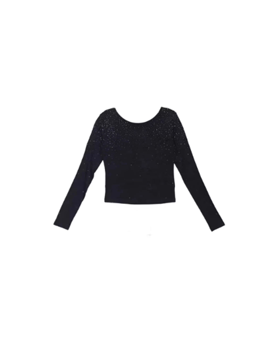 SAMUSAN Irregular Hot Diamond Short Long Sleeve