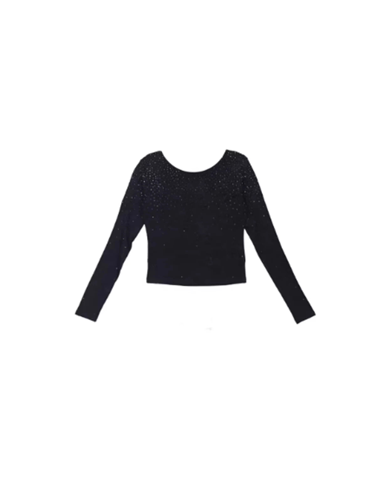 SAMUSAN Irregular Hot Diamond Short Long Sleeve