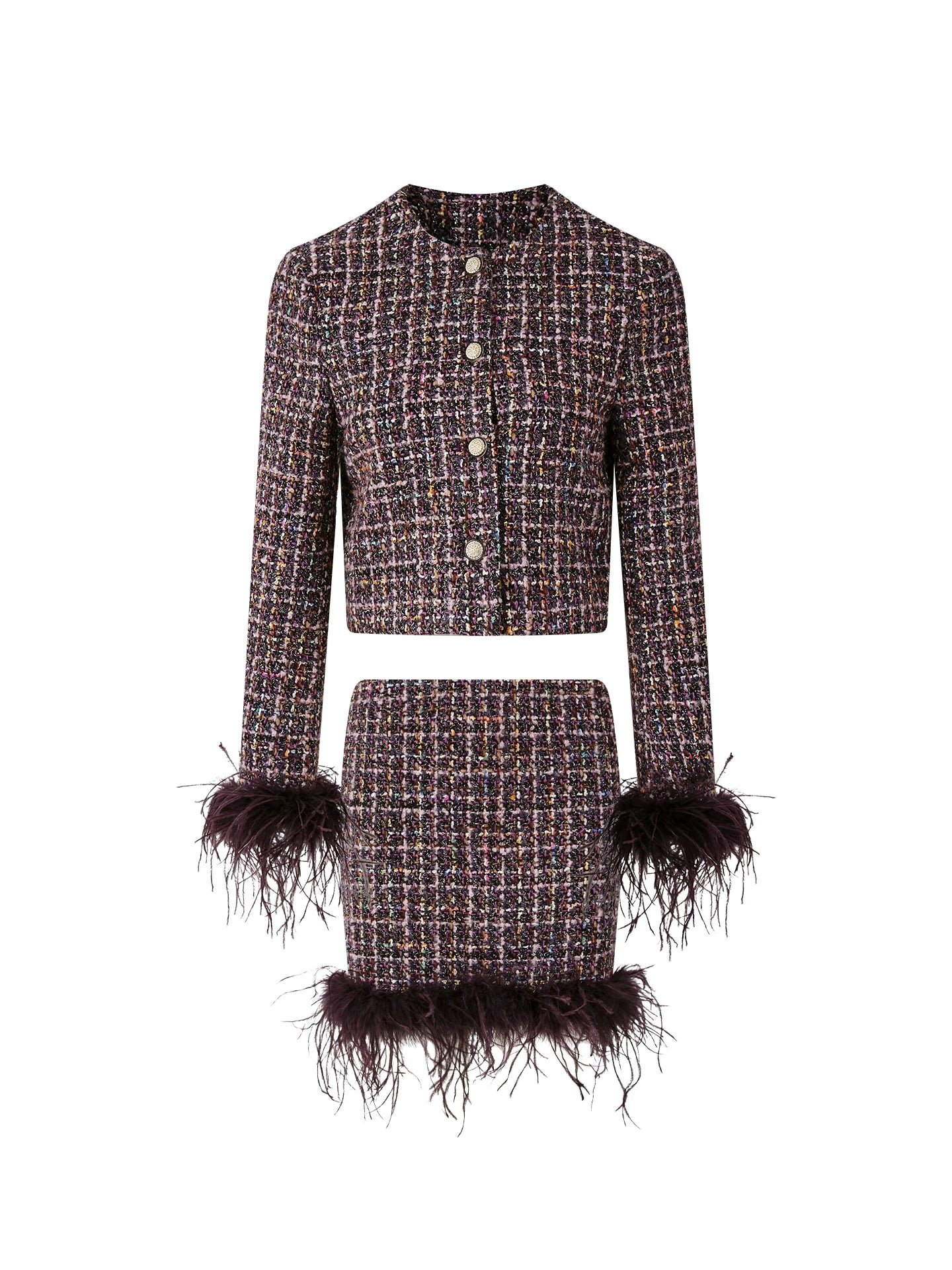 FINDYAWINGS Extravagant Hair Short Xiaoxiangfeng Set