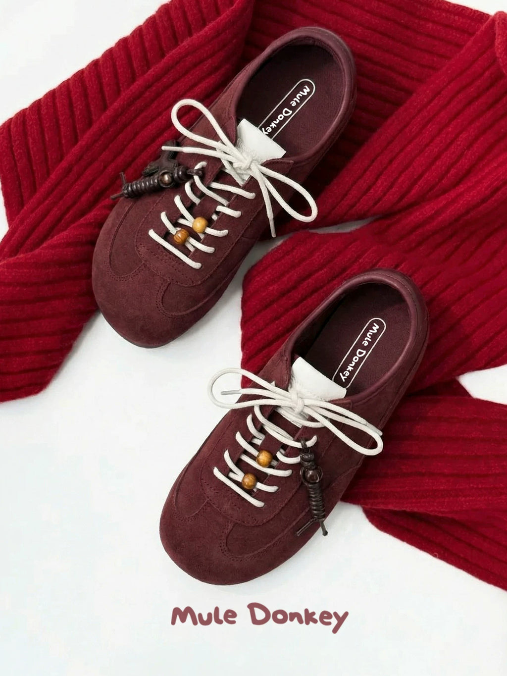 Mule Donkey Doki Milk Series Soft-soled Forrest Gump Shoes