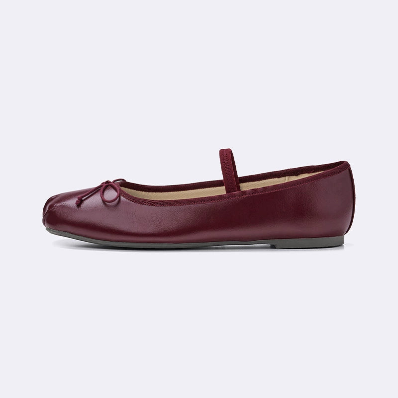 GU Strap Flat Heel Ballet Shoes