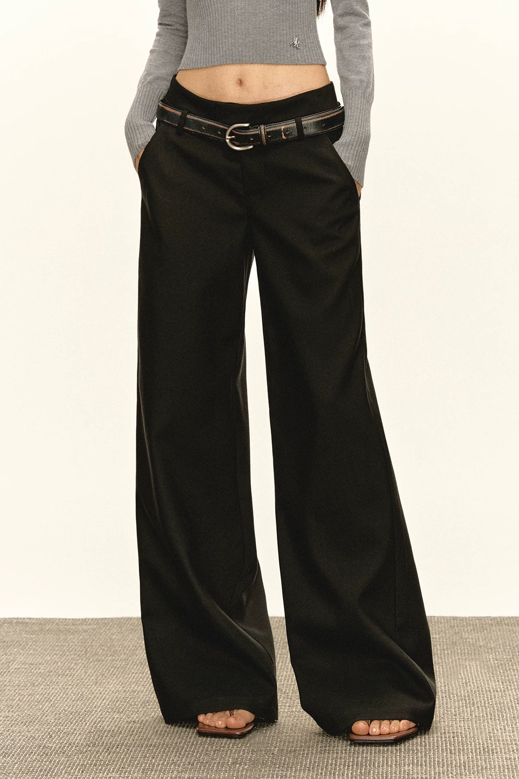 Ariseism Vintage Loose Versatile Suit Pants
