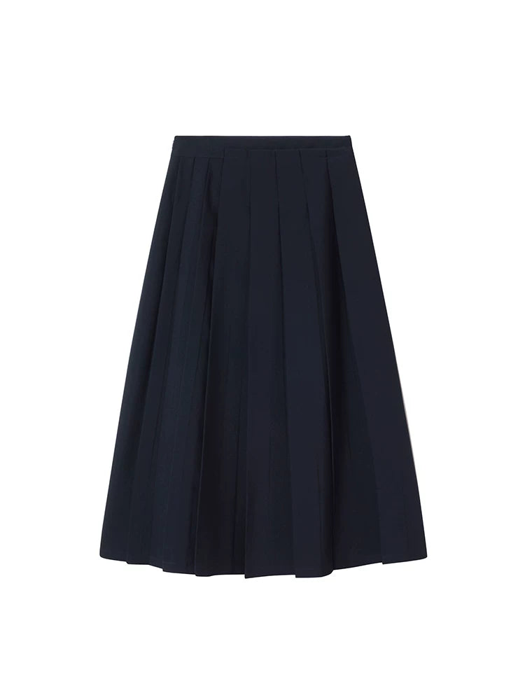 KANO Asymmetrical Pleated Skirt
