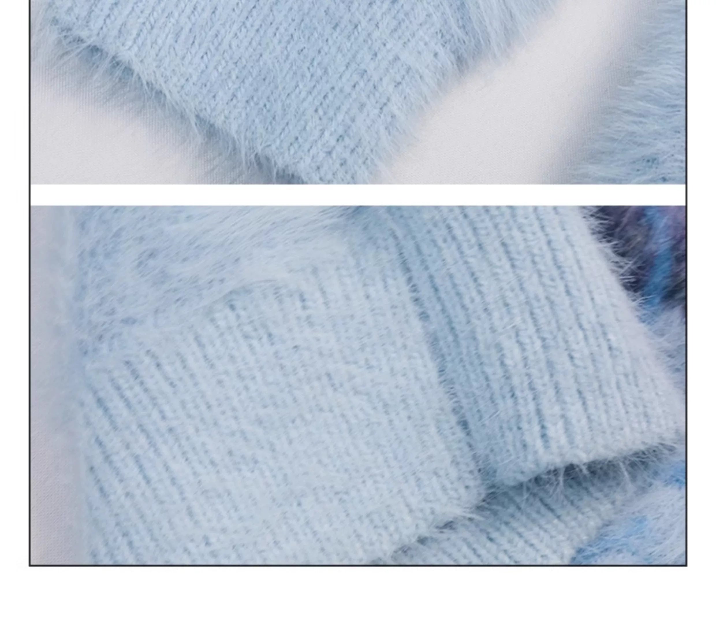 Girlyhalo Faux Mink Cat Sweater