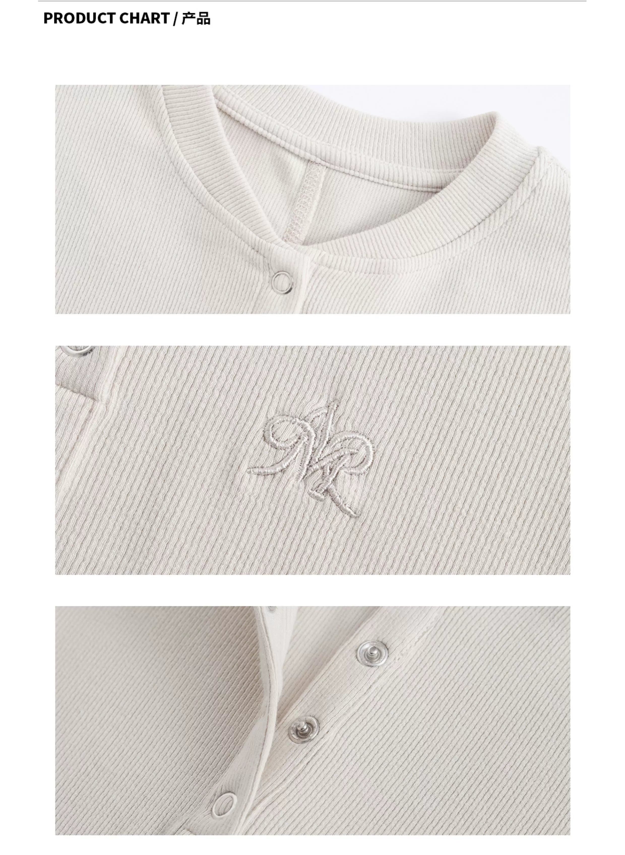 Ariseism Henry Collar Versatile Slim Sleeve