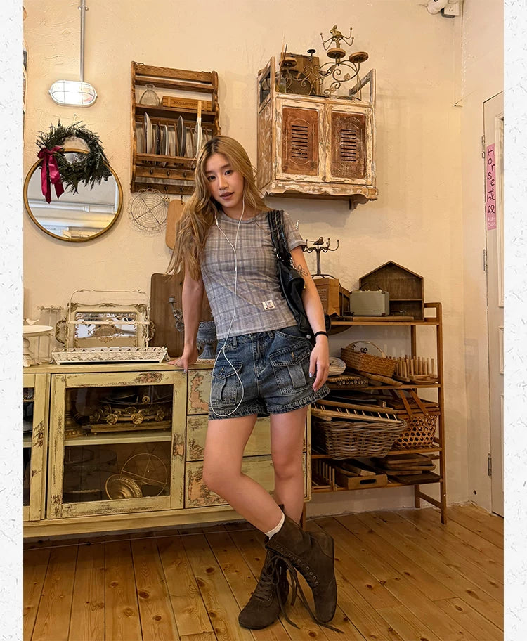 CCYE Lattice Mesh Breathable Front Shoulder Tee