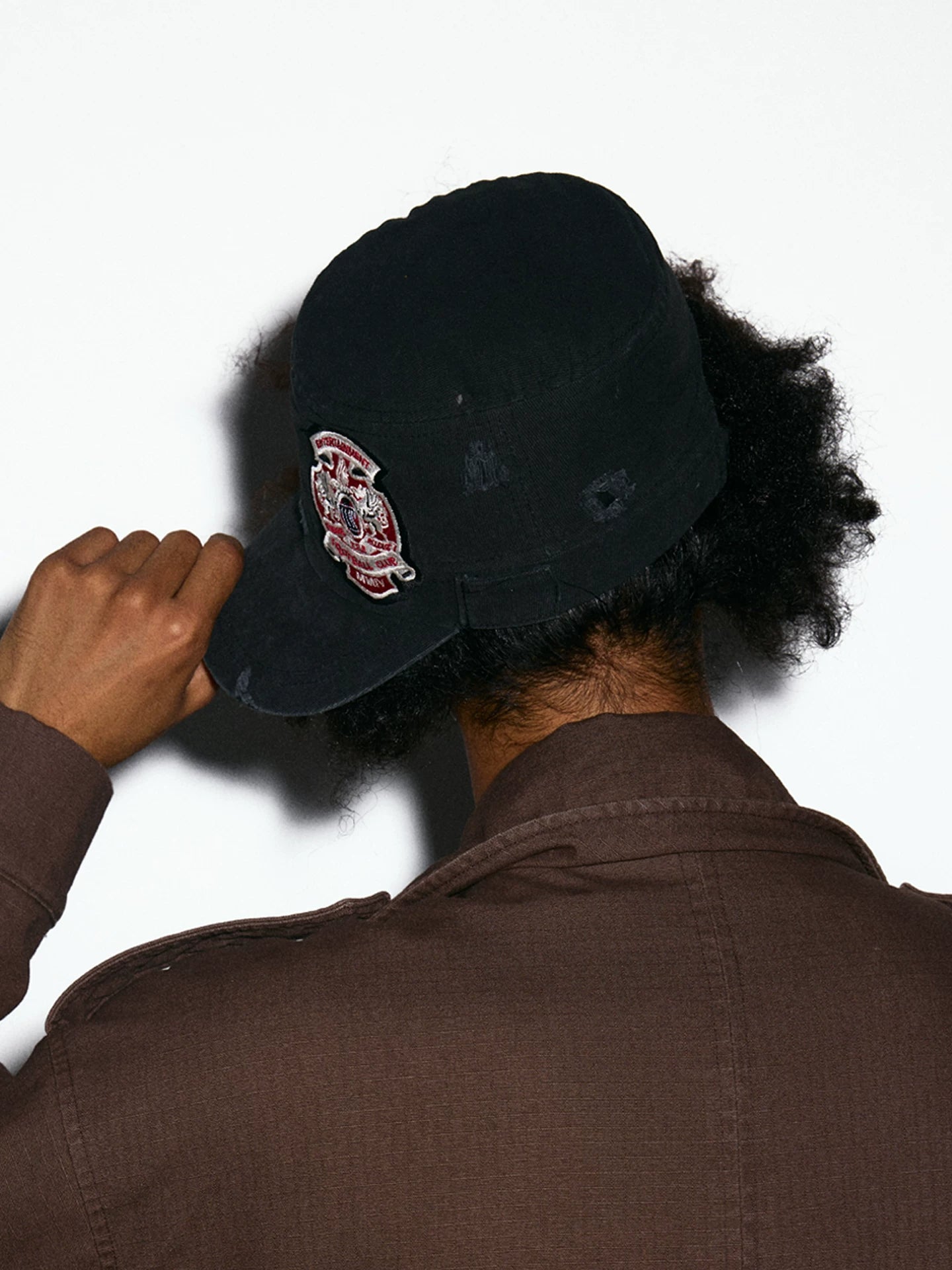 TREclub Embroidery Vandalism Shaved Flat Cap