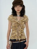 Enteralt Lattice Micro-elastic Slim Tee