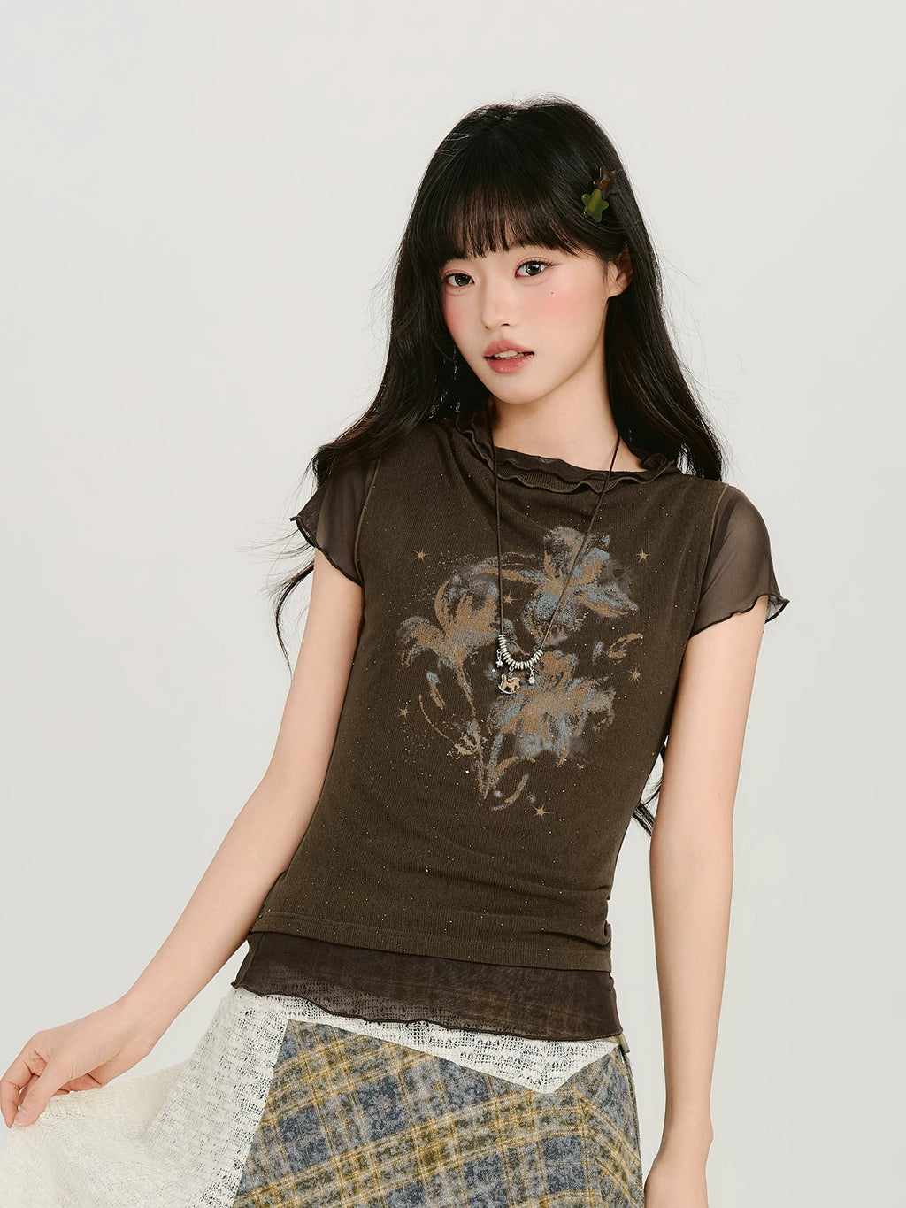 Girlyhalo Retro Hot Diamond Slim Tee