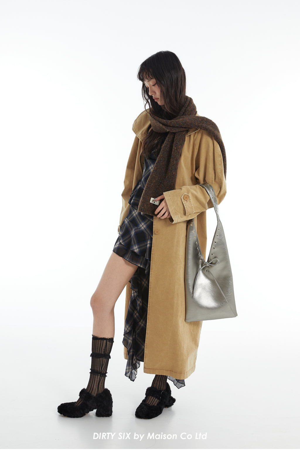 DirtySix Cow Split Weather trotro triangle vaporwave punk bag