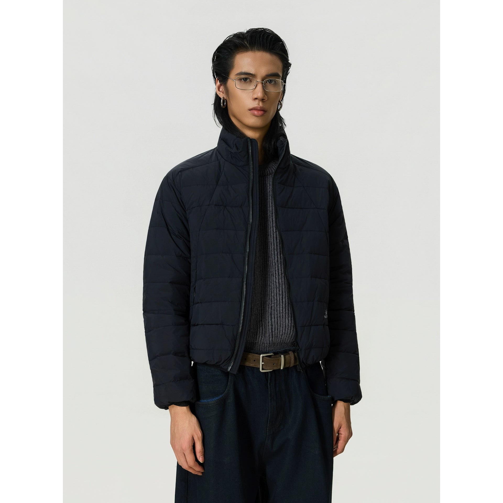 BTSG Retro Stand-up Collar Down Jacket