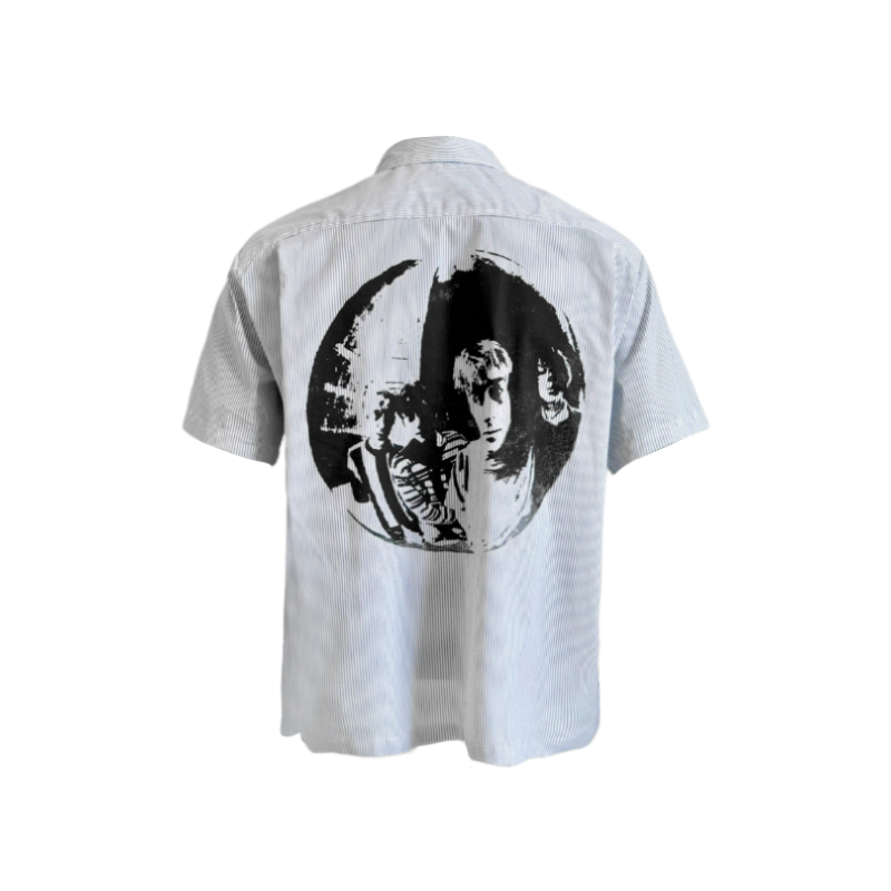 [KONOOT] (Portrait) Kangli Direct Spray Boxy Cardigan Shirt